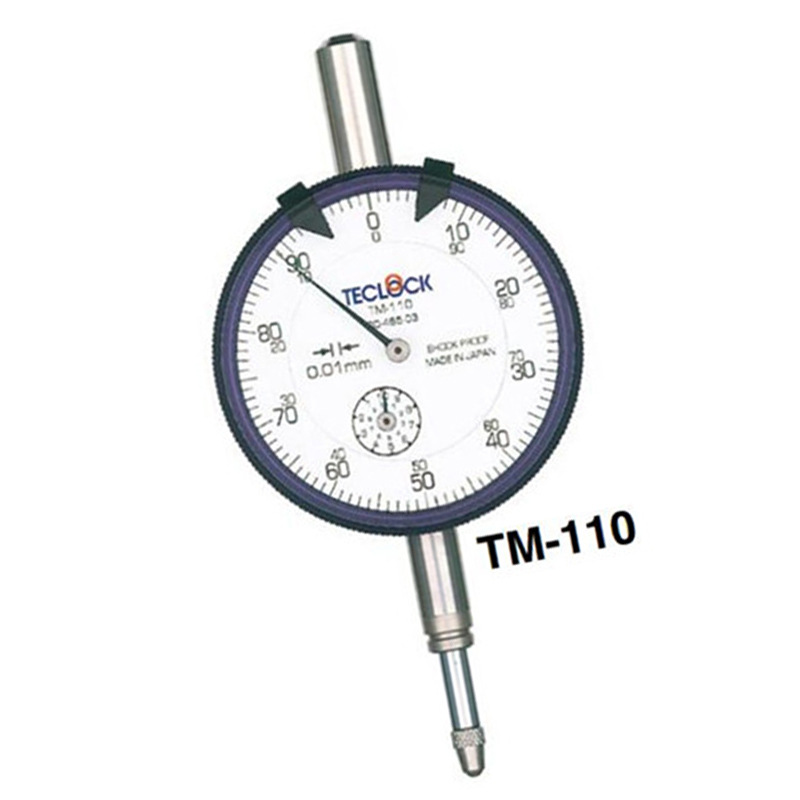 日本TECLOCK得樂(lè)針盤(pán)式百分表TM-110指針式千分表