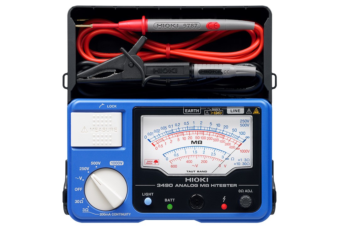 日本hioki絕緣電阻表 3490 三檔電壓量程，絕緣測(cè)試高達(dá)4000MΩ